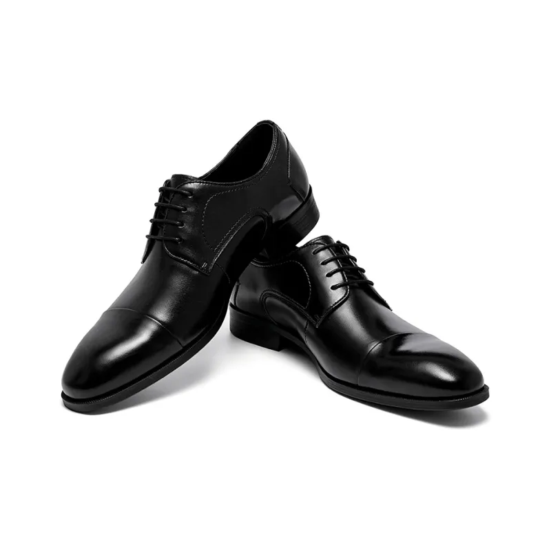 ASTON M.JAZZ Dress Shoes Men Low Top Black, Brown, Coffee, Gray-6