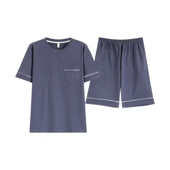 Pretty Lady Pajama Set Men's Navy Blue