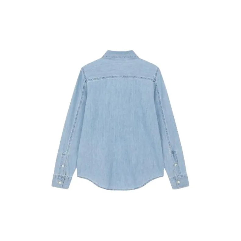 CALVIN KLEIN Denim Series Shirt Women's Blue-1