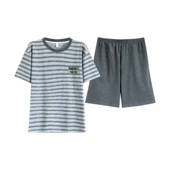 Pretty Lady Pajama Set Men's Light Gray