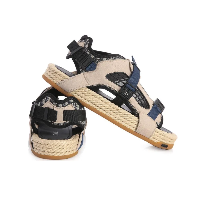 DIOR Atlas Sandal 'DIOR Oblique - Beige'-3