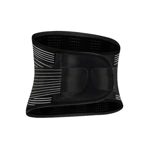 LIZI Back Support Braces Breathable Warm Protective Pressurized And Non Slip One Size Black Unisex