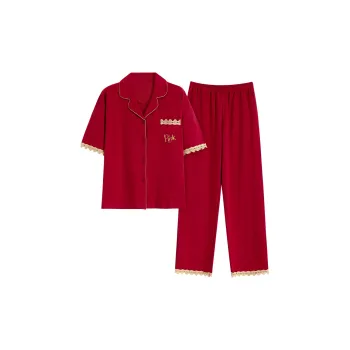 Mulong Family Pajama Set Women's Red