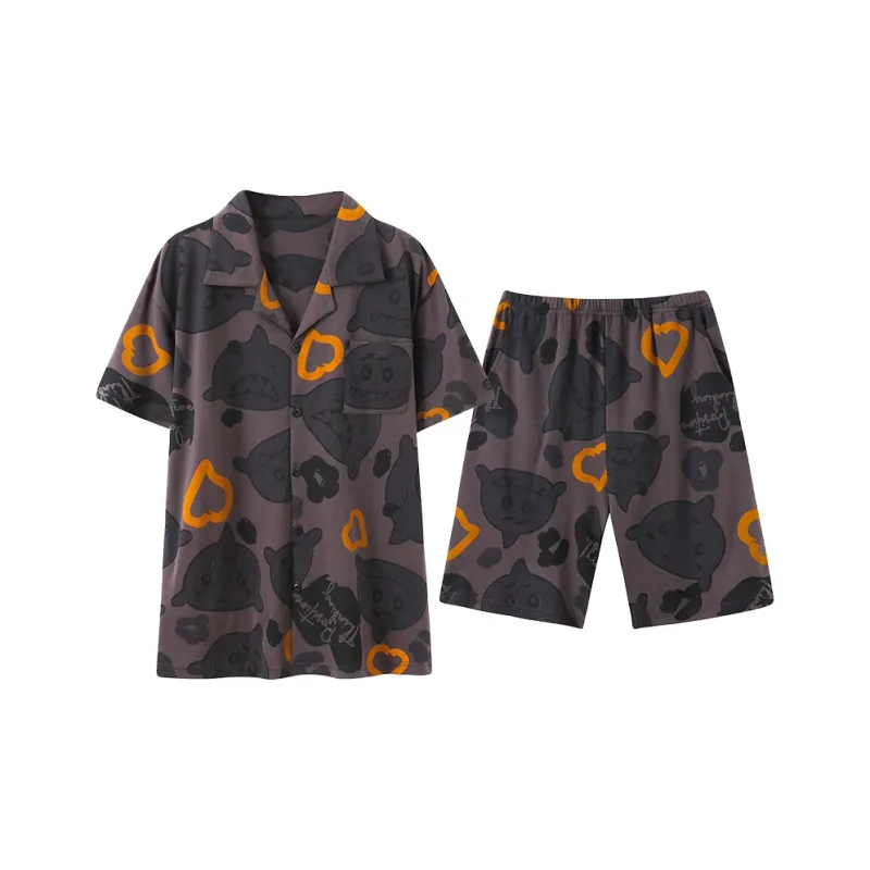 CHUDUAN Men Pajama Sets-32