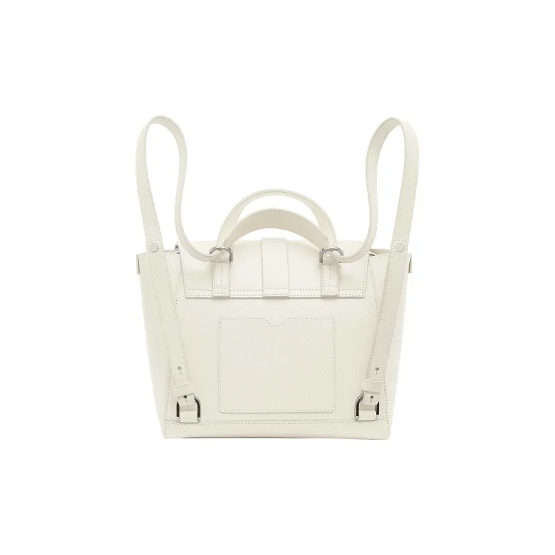SENREVE Cow Leather Backpack Medium Size Women's Cream-2