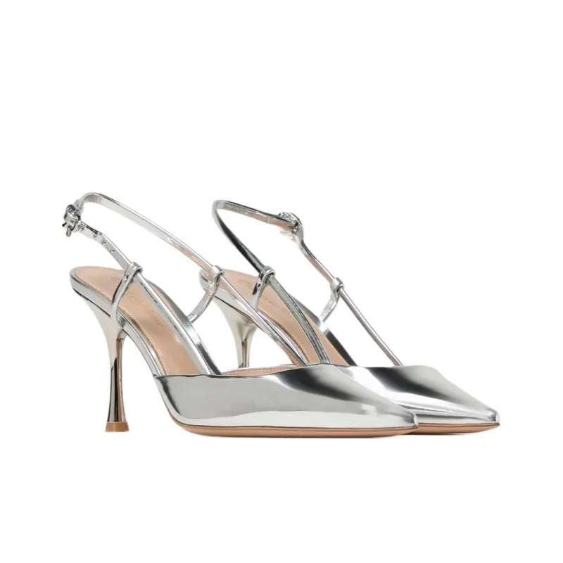GIANVITO ROSSI Strap Sandals Women's Silver-2