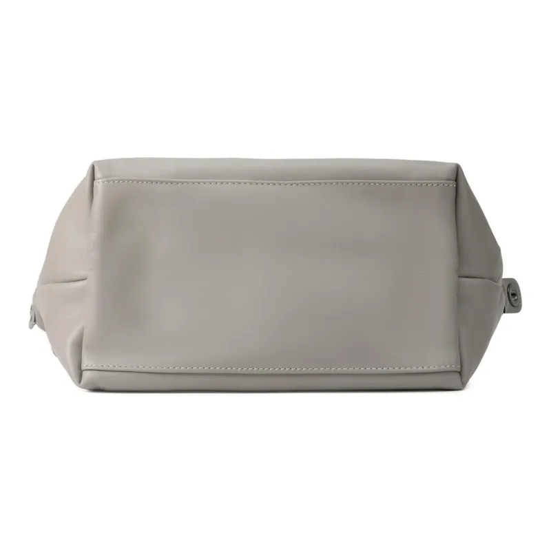 LONGCHAMP Le Pliage Xtra Cow Leather Shoulder Bag, Crossbody Bag, Handbag Trumpets Women's Streptopelia Gray-3