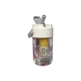 Flower Tea Plastic Cup-White
