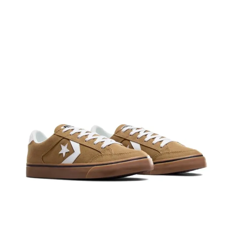 Converse Tobin Anti Slip Wear Resistant Low Top Skateboard Shoes Unisex Yellow-2