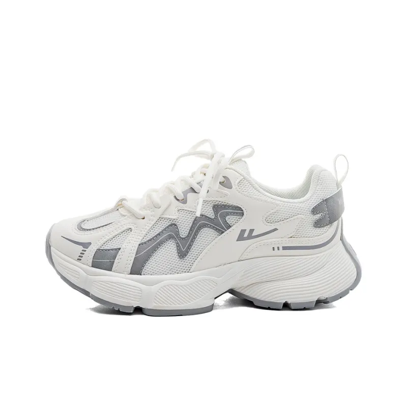 Warrior Height Increasing Abrasion Resistant Lightweight Slip Resistant Low Top Chunky Sneakers Women's-0