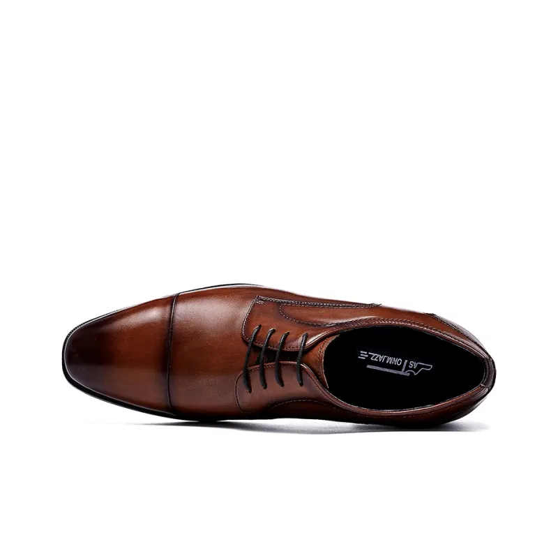 ASTON M.JAZZ Dress Shoes Men Low Top Black, Brown, Coffee, Gray-15