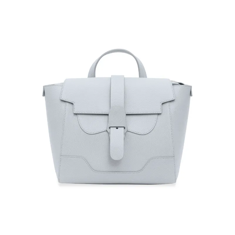 SENREVE Cow Leather Backpack Medium Size Women's Ice Gray-0