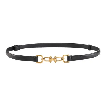 CARTELO Cow Split Leather Belts Women's Width 1.3cm