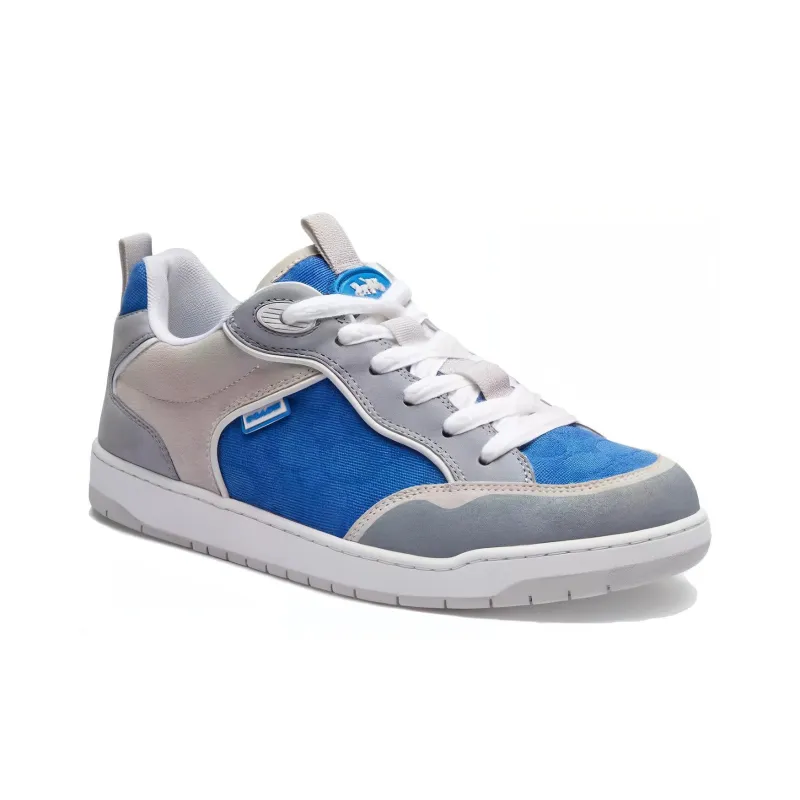 COACH C203 Low Top Skateboard Shoes Men's Blue-2