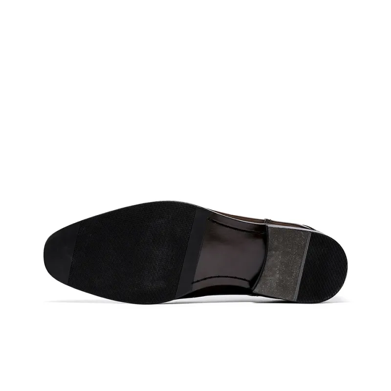 ASTON M.JAZZ Dress Shoes Men Low Top Black, Brown, Coffee, Gray-22