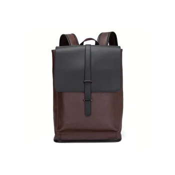 Slazenger PVC Backpack Regular Men's Black/Coffee/Green