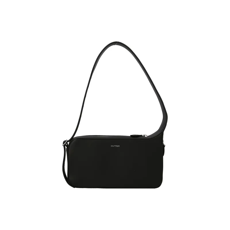 COURREGES Leather Racer Bag 'Black'-0