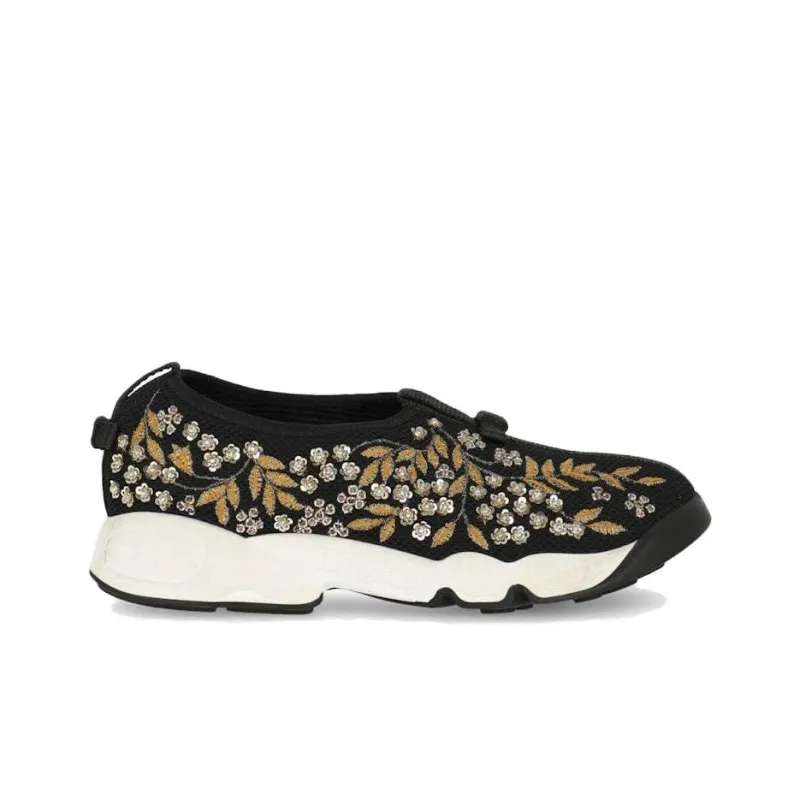 DIOR Women's Fusion 'Crystal Embroidery - Noir'-1