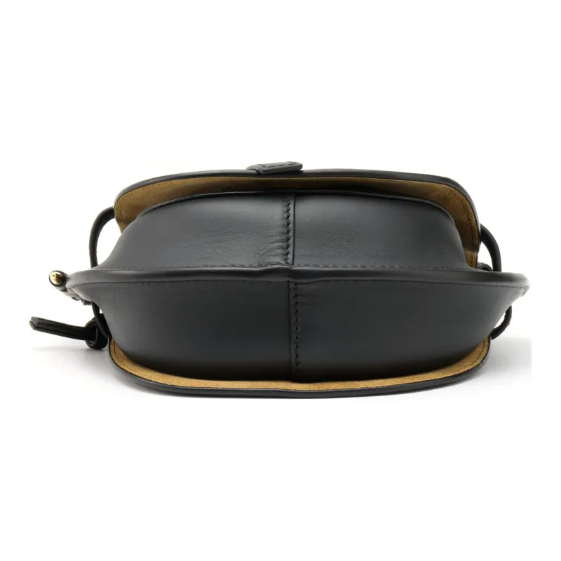 LOEWE Mini Gate Dual Bag In Soft Calfskin And Jacquard Black-3