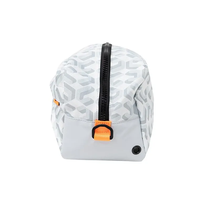 Nike Recycled Polyester Storage Bag Men's White/Black With Pure Platinum Accents-4