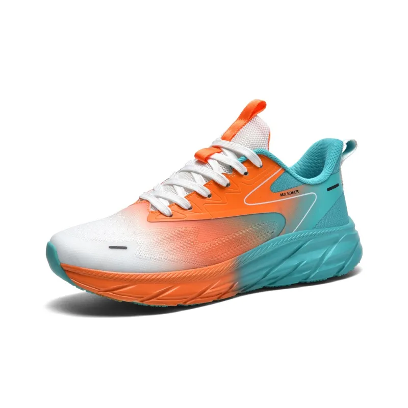 Black tailed Deer Low Top Running Shoes Unisex-1