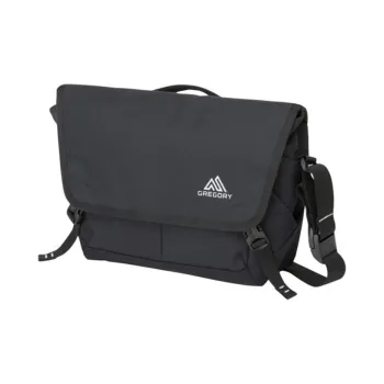 GREGORY Mesh Messenger Bag Crossbody Bag Shoulder Bag Regular Unisex Black/Carbon