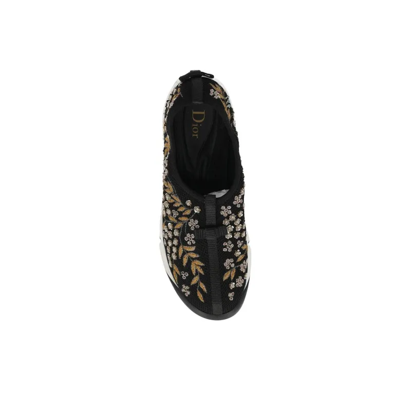 DIOR Women's Fusion 'Crystal Embroidery - Noir'-4