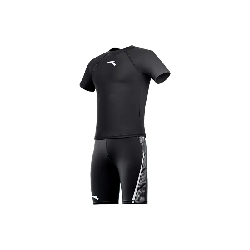Anta Swimming Sets Polyamide Elastane Pool Men's Black-17