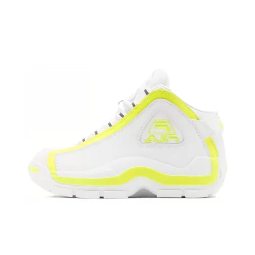 FILA Women's Grant Hill 2 'White Safety Yellow'