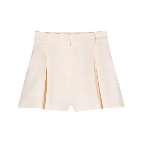 TWINSET Pleated Tailored Shorts