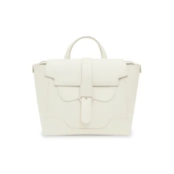 SENREVE Cow Leather Backpack Medium Size Women's Cream
