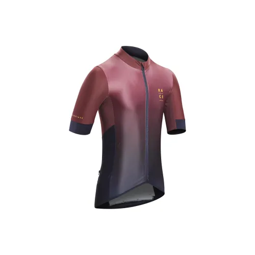 DECATHLON Cycling Clothing Men Deep Burgundy