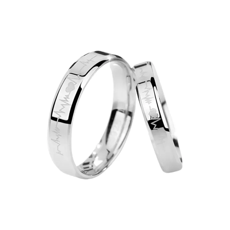 Hi There S925 Silver Rings Unisex-0