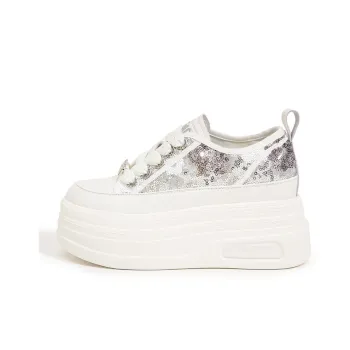 Milan Love Song Height Increasing Lightweight Water-Resistant Slip-Resistant Low-Top Skateboard Shoes Women's