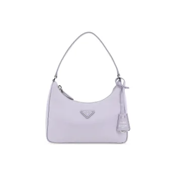 PRADA Re Edition Recycled Nylon Handbag Shoulder Bag Crossbody Bag Mini Women's Purple