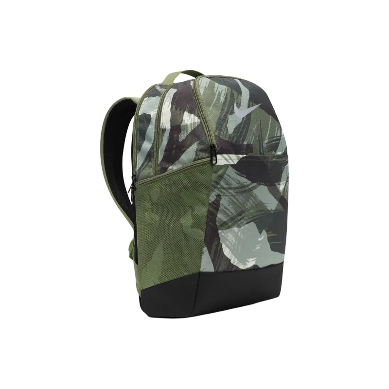 Nike Recycled Polyester Backpack Medium Size Unisex Medium Olive & Black & Gray-1