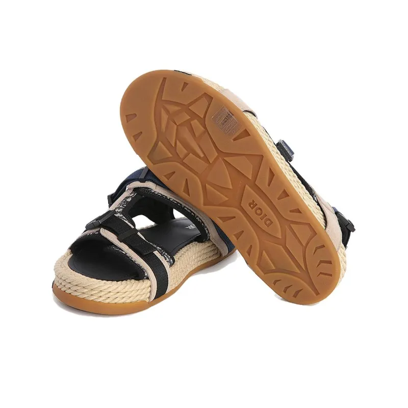 DIOR Atlas Sandal 'DIOR Oblique - Beige'-4