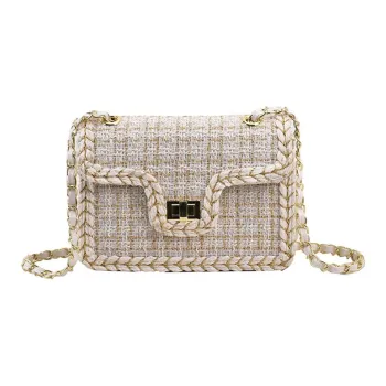 Bywhich Woolen Shoulder Bag Crossbody Bag Regular Women's White