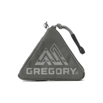 GREGORY Nylon Coin Purse Unisex Gray Green