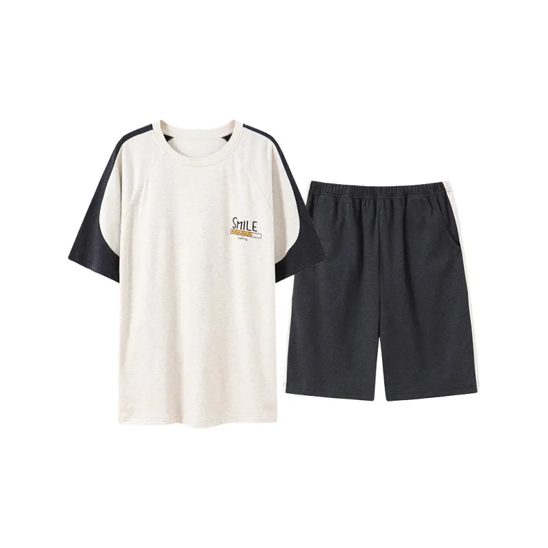 CHUDUAN Men Pajama Sets-19