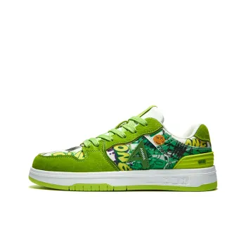 A1 Graffiti Collection Coverage Wear Resistant Low Top Skateboard Shoes Unisex