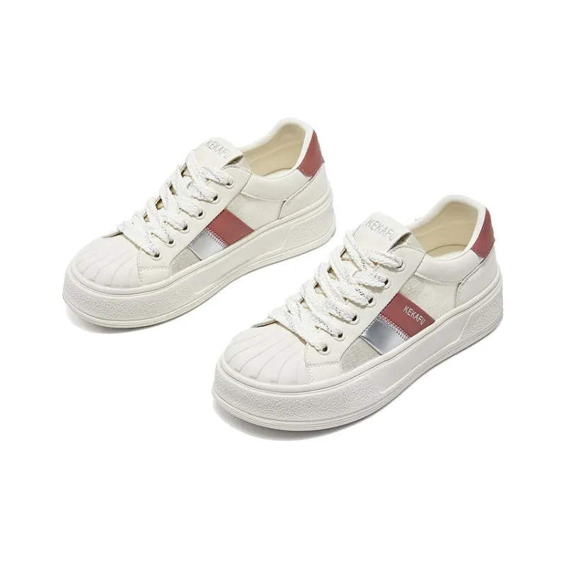 KEKAFU Anti-Slip And Wear-Resistant Breathable Low-Top Skateboard Shoes Women's-0
