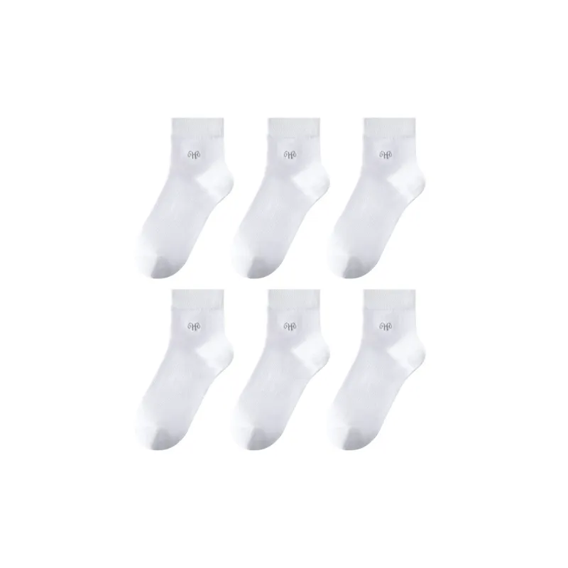 H YXIANG Mid Calf Socks Men's 6 Pack-10