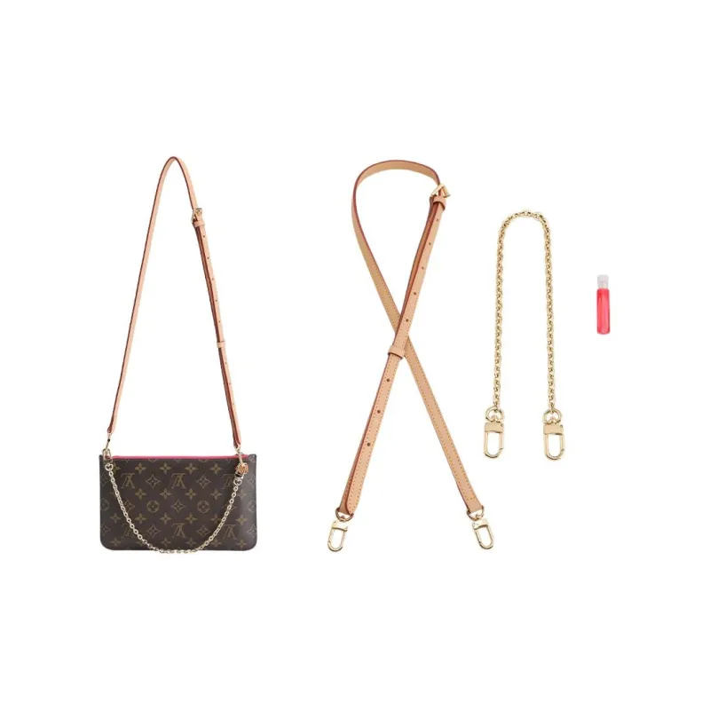 Luxury Care Artisan Workshop Cow Leather Bag Strap Women's Beige-5