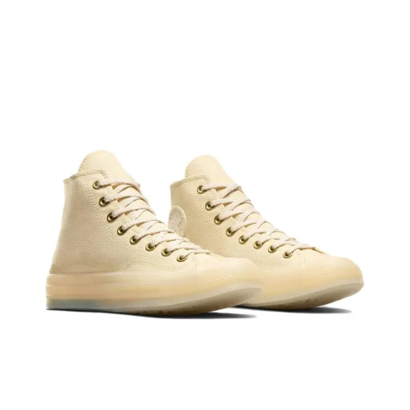 Converse 1970s Slip Resistant High Top Canvas Shoes Unisex Beige Yellow-2