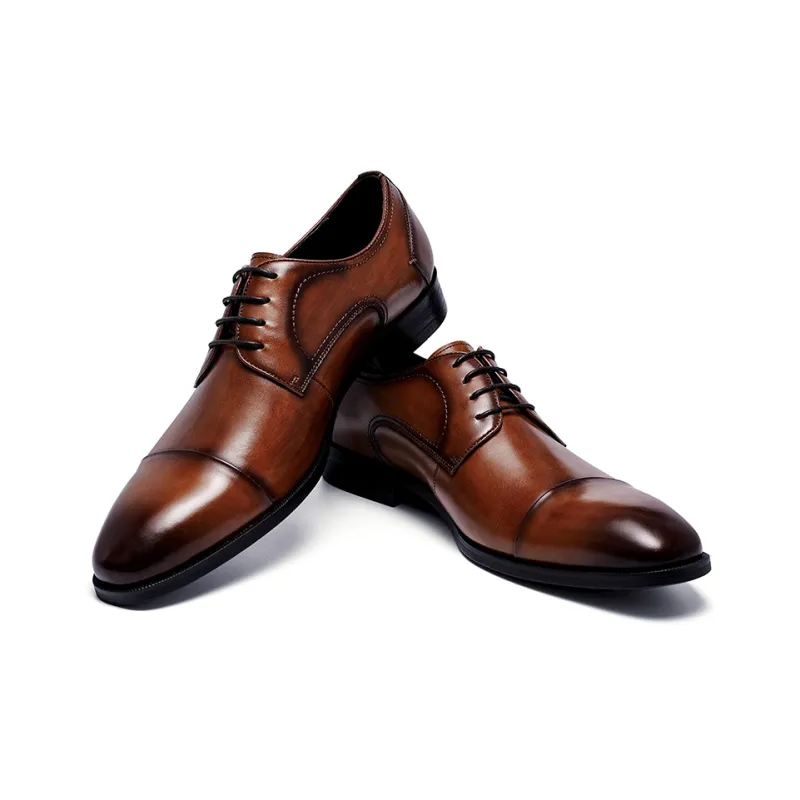 ASTON M.JAZZ Dress Shoes Men Low Top Black, Brown, Coffee, Gray-17