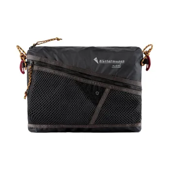 KLATTERMUSEN Recycled Polyamide Fanny Pack, Crossbody Bag, Shoulder Bag Medium Size Unisex Crow Black