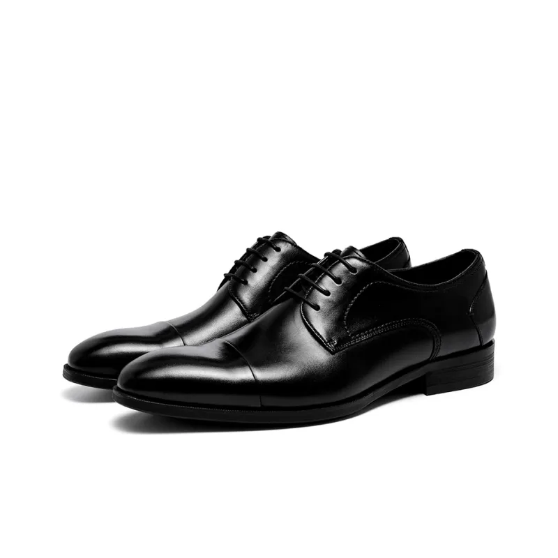 ASTON M.JAZZ Dress Shoes Men Low Top Black, Brown, Coffee, Gray-2