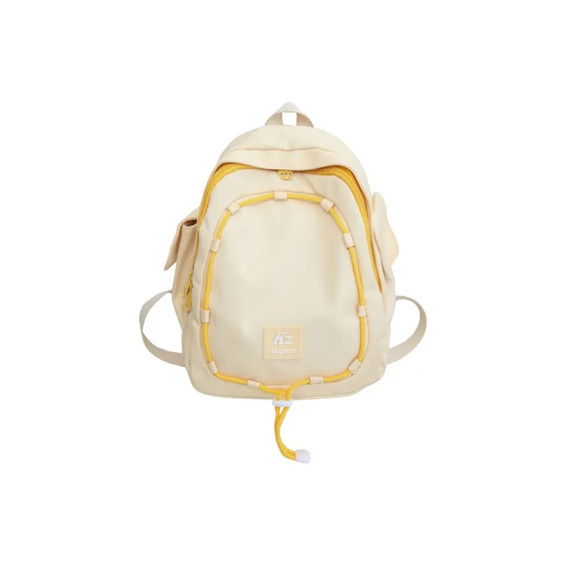 Bywhich Polyester Backpack Regular Unisex Blue/Yellow-0