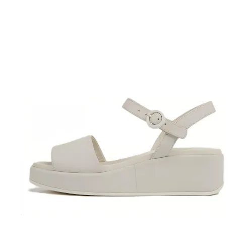 CAMPER Misia Suede Wedge Sandals